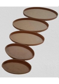 Resim Hobi Adn Dekoratif Oval Tepsi Pano 5 Adet Cnc Kesim Ahşap Mdf Ham El Yapım 