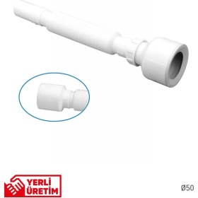 Resim Gama Körüklü Pisuar Sifonu 50'lik Rekorsuz Pisuar Gider Borusu 