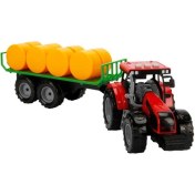 Resim Sunman Oyuncak Sesli ve Işıklı Sürtmeli Römorklu Traktör 