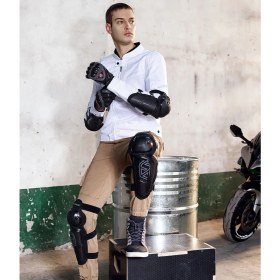 Resim Ebakbak Motosiklet Dizlik Dirseklik Set Ergonomik Lüx Bacak ve Kol Koruma Motorcu Takım 