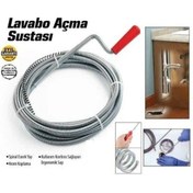 Resim Eltos Tıkalı Banyo Lavabo Kanal Açma Susta Teli 8 Metre 