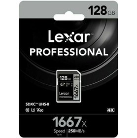 Resim Lexar Professional 1667X LSD128CBNA1667 128 GB SDXC UHS-II Hafıza Kartı 