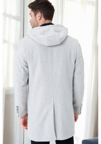Resim Plt8395 Dewberry Battal Palto-desenli Bej-2 Desenli Bej-2 