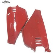 Resim Honda Kinetic Sele Alti Yan Kapak Takim Kirmizi Beyaz 453216818 