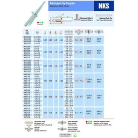 Resim Alüminyum Pop Perçin Bombe Kafa 3x10 Mm - 1000 Adet 