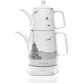 Resim Desinia 1800 W Çay Makinesi Beyaz 