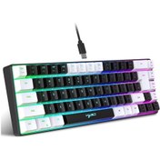 Resim Reedark Hxsj V200 68 Tuşlu Rgb Aydınlatmalı Taşınabilir Oyun Klavyesi - 19 Tuş Çakışmasız, Mekanik Hissiyat, Usb-c Bağlantı 