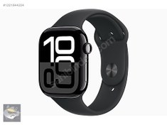 Resim SIFIR 2 YIL GARANTİLİ APPLE WATCH 10 - 42mm SimSiyah 15.999 TL!! 