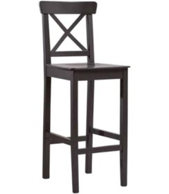 Resim Bengimobilya Sandalye Zus280 Çapraz Model Yüksek Cafe/Mutfak Ahşap Kayın Iskel 