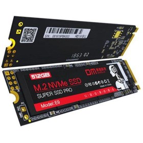 Resim Genel Markalar DM E9 512 GB PCI-E Gen3x4 M.2 NVMe SSD 2000 MB/sn Okuma 1600 MB/sn Yazma 