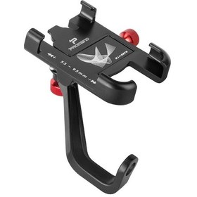 Resim Promend Sjj-297e Dikiz Aynası Modeli Telefon Tutucu Evrensel Alüminyum Alaşımlı Elektrikli Bisiklet Dağı Siyah Siyah 