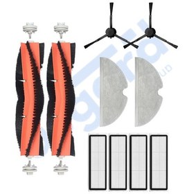 Resim Xiaomi 1c,2c,mop 2 Uyumlu 2 Ana Fırça 2 Yan Fırça 4 Filtre 2 Mop Pkt-iasgf0000072 