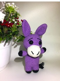 Resim Amigurumi Renkli Miniklerden Sevimli Sağlıklı Oyuncak 