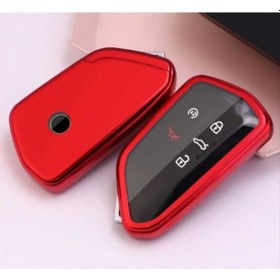 Resim Golf 8 Uyumlu Anahtar Kılıfı (Abs) - Kırmızı 