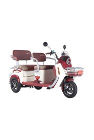 Resim Arora Felix New Elektrikli 3 Tekerlekli Moped Bordo 