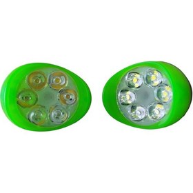 Resim Sis Farı 6 Ledli 3 Fonksiyonlu Renkli Ve Çakarlı 12v 2 Li 