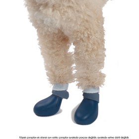 Resim PAWDDLE Köpek Çorabı (4'lü Set; Standart Beden Küçük Irk) - Kırmızı 