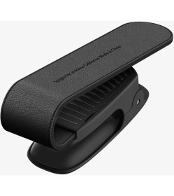 Resim Spigen Premium Güneş Gözlüğü Tutucu Tüm Araçlar ile Uyumlu Silikon Klipsli Black (2 Adet) SH100 - ACP08824 