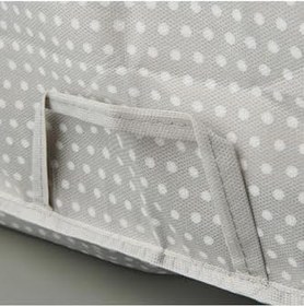 Resim Home Baza Altı Şeffaf Detaylı Büyük Boy Hurç - Gri - 62X46X22 Cm 