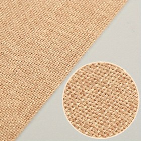 Resim Kendinden Yapışkanlı Jüt Kumaş Rulosu - 49.99 x 147.98 cm, DIY El İşleri ve Ev Dekorasyonu için Doğal Dokulu, Sadece Elde Yıkama, DIY El İşleri Kumaşı | Basit Tasarım | Elde Yıkanabilir 
