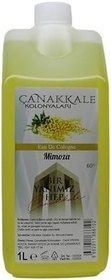 Resim Mimoza Çiçeği Kolonyası -1 Litre -(BİDON) Korumalı Kapak - Yeni Model 