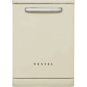 Resim Vestel BM 5001 Retro Bej 5 Programlı Bulaşık Makinesi 