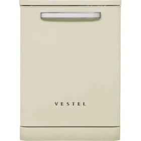 Resim Vestel BM 5001 Retro Bej 5 Programlı Bulaşık Makinesi 