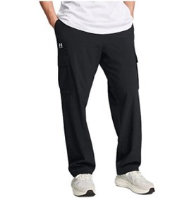 Resim Under Armour Ua Vibe Woven Cargo Pants Erkek Günlük Kargo Pantolon 1386558-001 Siyah Siyah 