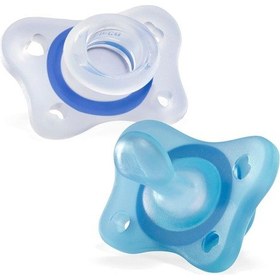 Resim Chicco Physioforma Mini Soft Erkek 2'Li Emzik 2-6 Ay 