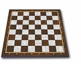 Resim Star Oyun Polyester Kaplama Sedef Satranç Tablası 54x54 CM - 1050071 