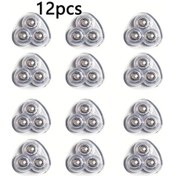 Resim Topshop1 12 Parça Kendinden Yapışkanlı Toplu Döner Tekerlek Paslanmaz Çelik Bilyeli 