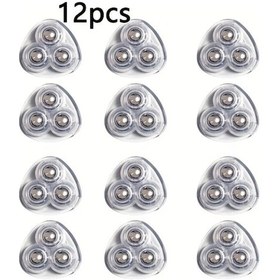 Resim Topshop1 12 Parça Kendinden Yapışkanlı Toplu Döner Tekerlek Paslanmaz Çelik Bilyeli 