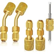 Resim Quartz Realm R410A Mini Split Adaptör Kiti, R410A Adaptör Kiti, R410A Döner Adaptörler, Mini Split Sistem Kliması Hvac Için (Yurt Dışından) 