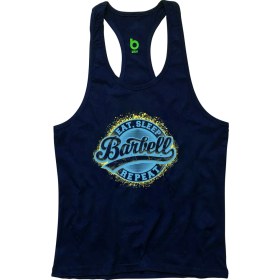 Resim Bluu Barbell Fitness Gym Tank Top Sporcu Atleti 