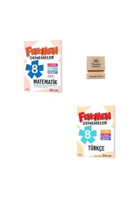 Resim Fenomen Lgs 8. Sınıf Matematik Ve Türkçe Denemeleri + Telefon Standı 