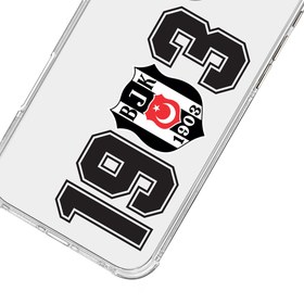 Resim Beşiktaş 1903 Şeffaf Telefon Kılıfı - iPhone 16 Pro 