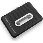 Resim Tongdashop Moda Siyah Mp3 Kaset Çalar Mp3 Kayıt Özellikli Şık Retro Tasarım Müzik Çalar 