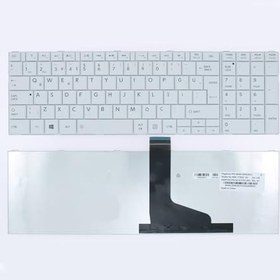 Resim Toshiba Satellite S875-S7242 ile Uyumlu Klavye Türkçe Beyaz 