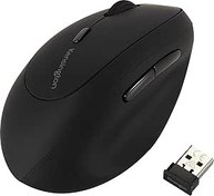 Resim Kensington Pro Fit Ergo kablosuz fare, sol elini kullananlar için, ergonomik tasarımlı bilgisayar faresi, 6 tuşlu kumanda ve USB bağlantısı, siyah, K79810WW 