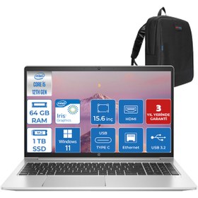 Resim Hp Proobok 450 G9 Intel Core I5 1235U 64GB 1tb SSD Windows 11 Pro 15.6\ Fhd Taşınabilir Bilgisayar HP9M3R3ATWP09 