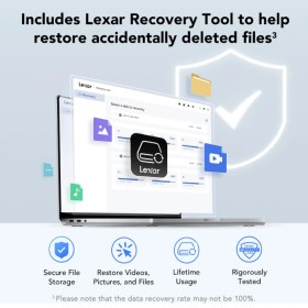 Resim Lexar Es3 Harici SSD 2tb, Usb3.2 Gen2 Taşınabilir SSD 
