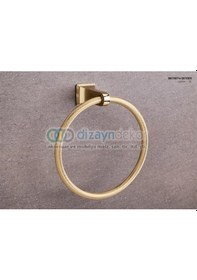 Resim Park Yuvarlak Havluluk Gold Parlak Altın 