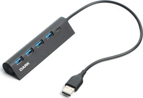 Resim Dk-Ac-Usb346 Usb Type-A To 1Xusb-C Charge 4 Port Usb2.0 Hub 