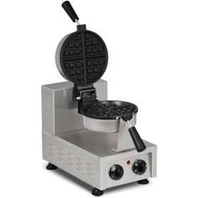 Resim OMAKE Elektrikli Kare Model Tekli Waffle Makinesi Dönerli Zamanlayıcılı WFL12.E12.0101.Z5F 