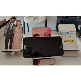 Resim Kara Bilişim Davetiye Kara Bilişim Kişiye Özel Fotoğrafı Ahşap Kesim Telefon Tutucu 