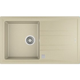 Resim Teka Stone 50 B-Tg Topasbeıge - Granit Eviye - 115330025 