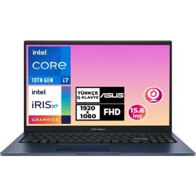 Resim Asus Vivobook 15 X1504VA-NJ1499-16 I7-1355U 16GB 512GB SSD 15.6" Fhd Freedos Taşınabilir Bilgisayar 