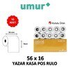 Resim Umur Yazar Kasa Pos Rulosu 56MM x 16M - 10 Adet - Kutulu 