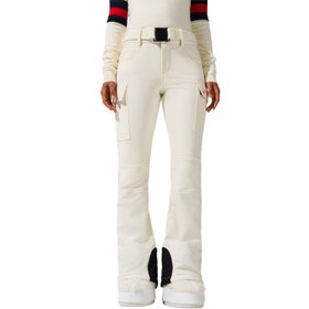 Resim Perfect Moment Mid Rise Cargo Ski Pant Kadın Beyaz Kayak Pantolonu 