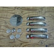 Resim ueskrom Ford Connect 2009-2014 Krom Kapı Kolu- Depo Kapağı-kilit Açma Set Uyumlu 